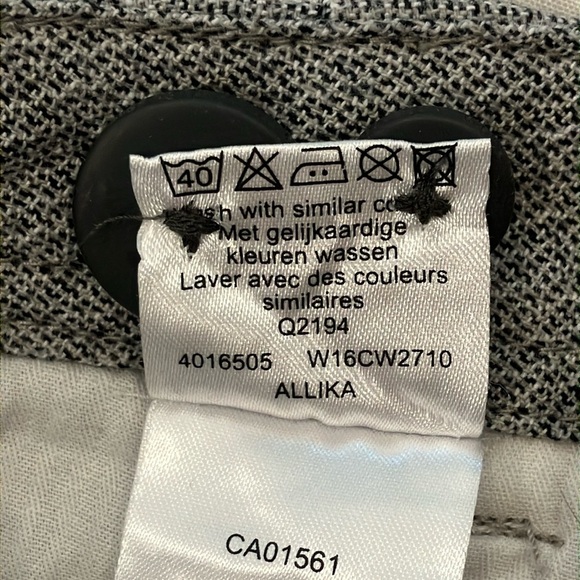 CKS Women’s W32L32.25” tweed like Gray cotton blend Trousers - Picture 6 of 16